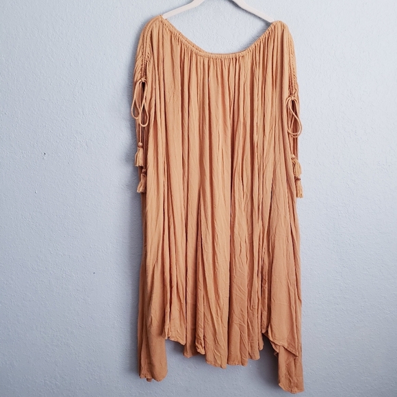 Free People Celeste Convertible Tunic / Skirt In Mossy Gold - Picture 3 of 8